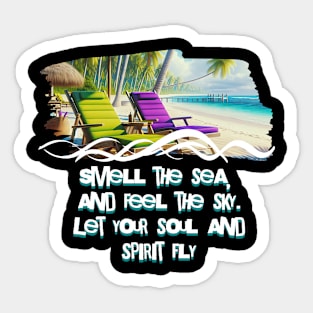 Beach Quote Sticker